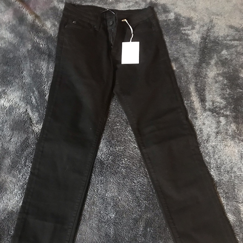 Black straight leg KanCan jeans 7/27 new